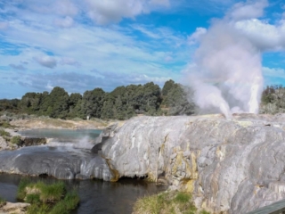 Geyser at Te Pao